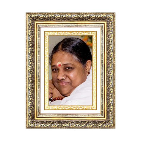 Mata Amritanandamayi | Guru Amma for Wall Photo Frame in 24K Gold Plat ...
