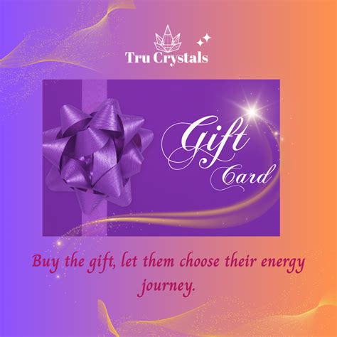 Trucrystals Gift Card – A Gift of Energy, Intention & Healing ...