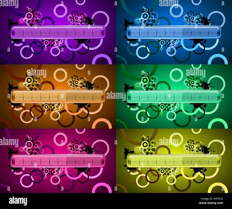 Progress bar in grunge frame Stock Photo - Alamy