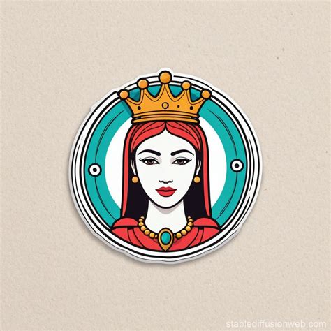 Queen O Logo Minimalist Design | Stable Diffusion Online