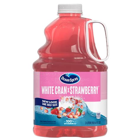 Ocean Spray® White Cran-Strawberry Juice Drink, 3L Bottle - Walmart.com