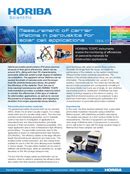 Measurement of carrier lifetime in perovskite for solar cell ...