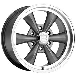 Vision Legend 6 141 Series Gun Metal Machined Lip Wheel (17x8"/6x5.5 ...