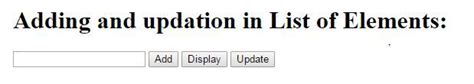 Design the page to add and update from the list of things. - Brainly.in