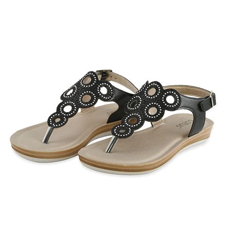 Buy Black Leather Women's Shoe -41 at ShopLC.