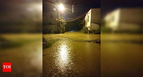 Boduppal: water-logged colonies - Times of India