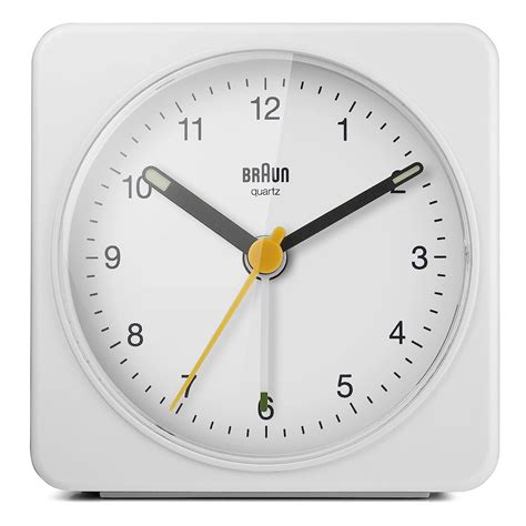 Buy Braun Classic Analogue Alarm Clock with Snooze and Light, Quiet ...