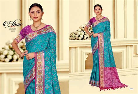 Bunawat Rajshahi Patola 3 Sangam Printed Traditional Silk Sarees