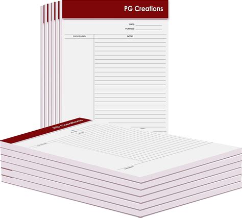 Amazon Basics Wide Ruled 10.5x8.5 - Inch 50-Sheet Lined Writing Note ...