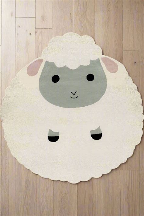 Hand Tufted Wool Cartoon White Area Rug – Terra Rug