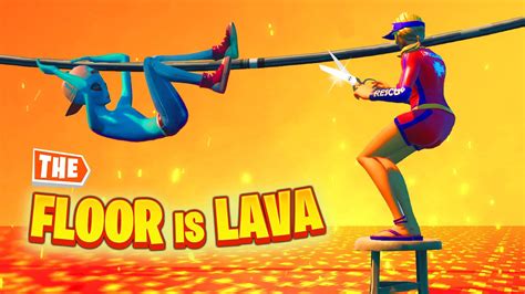 Floor is Lava FFA - Fortnite Creative Map Code - Dropnite
