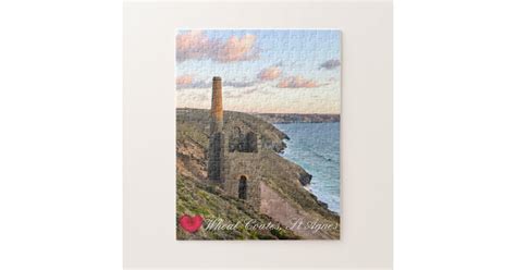 Custom Heart Wheal Coates St Agnes Cornwall Photo Jigsaw Puzzle | Zazzle