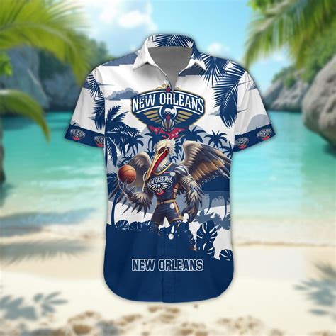 New Orleans Pelicans Personalized Hawaiian Shirt – Custom Name – Nousty