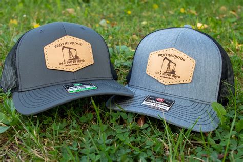 Oilfield Worker Oil Rig Leather Patch Hat Oilfield Gift - Etsy