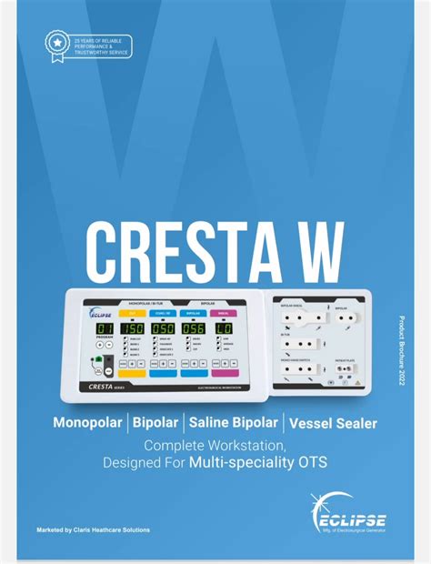 Eclipse Cresta W Saline Bipolar with Vessel Sealer cautery – The Passbox®