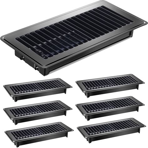 4 Pcs Black Wall Vent 9.84"x3.14" Door Mesh Air Vent Louvered Wall ...