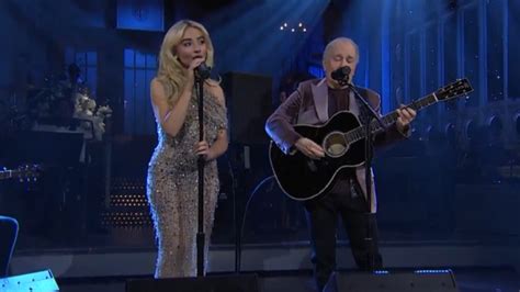 SNL 50: Sabrina Carpenter, Paul Simon Open with "Homeward Bound"