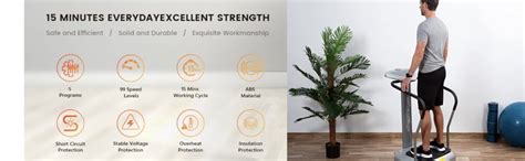 SOBO Crazy Fit Machine Vibration Home & Gym Workout for Full Body ...