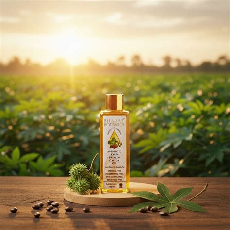 Buy Pure Castor Oil Online for Hair & Skin Care | Bharat Botanics