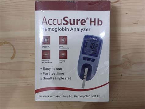 AccuSure Hb Hemoglobin Analyzer – MedineedsIndia