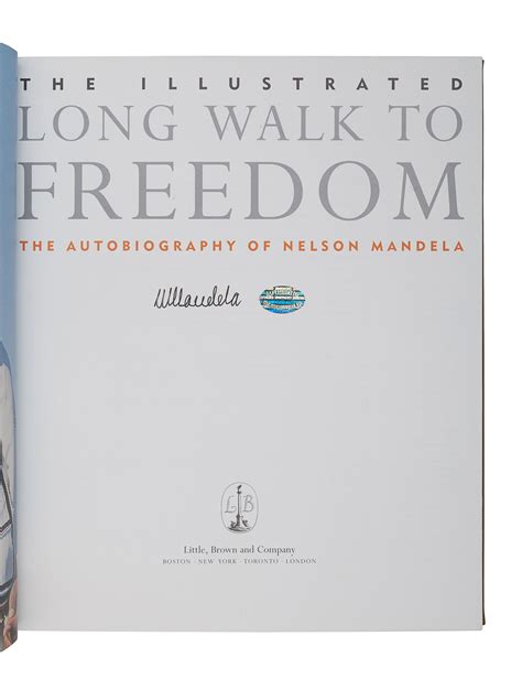 The Illustrated Long Walk to Freedom (in custom binding signed by ...
