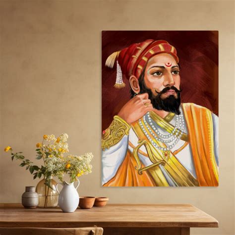 Chhatrapati Shivaji Maharaj Canvas Painting - Magicdecor®