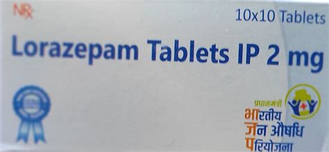 LORAZEPAM 2MG , 10 TABLETS | API GENERIC PHARMACY