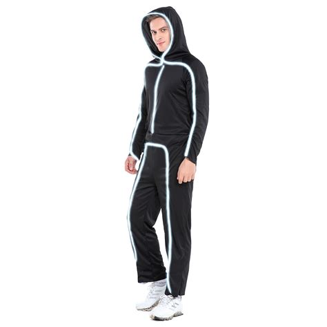 Snapklik.com : Light Up Stick Figure Costume Adult, Halloween Led Stick ...
