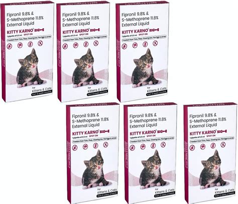 Medilogy Kitty Karno's Flea and Tick Control: Powerful Cat Flea Killer ...