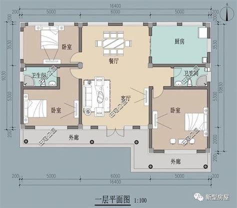 6×12米房子设计图,6宽12米长最新设计图 - 伤感说说吧