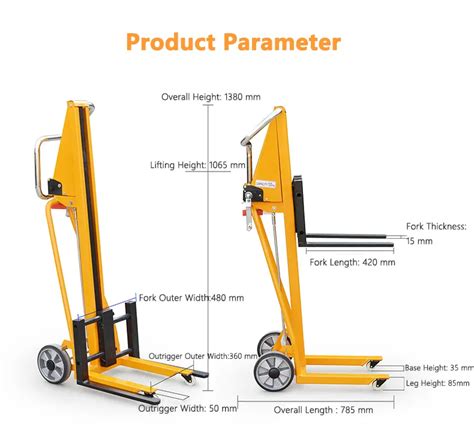 Mini Manual Stacker Truck 的图像结果