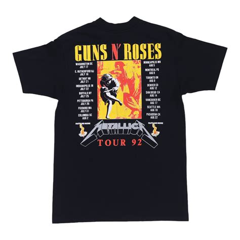 1992 Metallica Guns N Roses Shirt – WyCo Vintage
