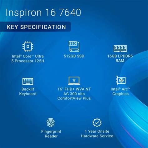 DELL Inspiron Intel Core Ultra 5 125H - (16 GB/512 GB SSD/Windows 11 ...