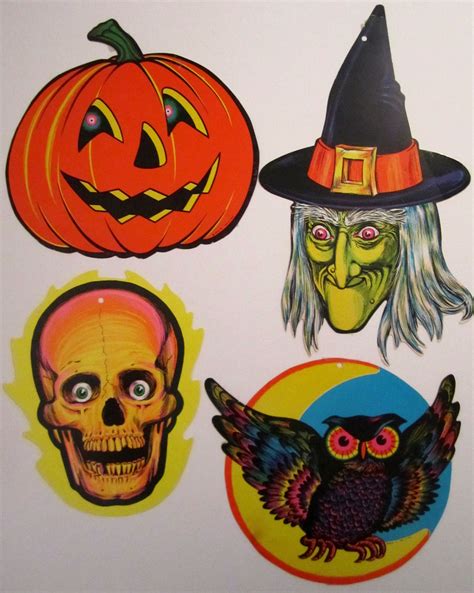 Printable Vintage Halloween Decorations - Printable Templates