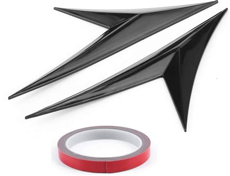 AAKICHI 2 PCS Car Fender Side Vents, ABS Air Flow Intake Hole Grille ...