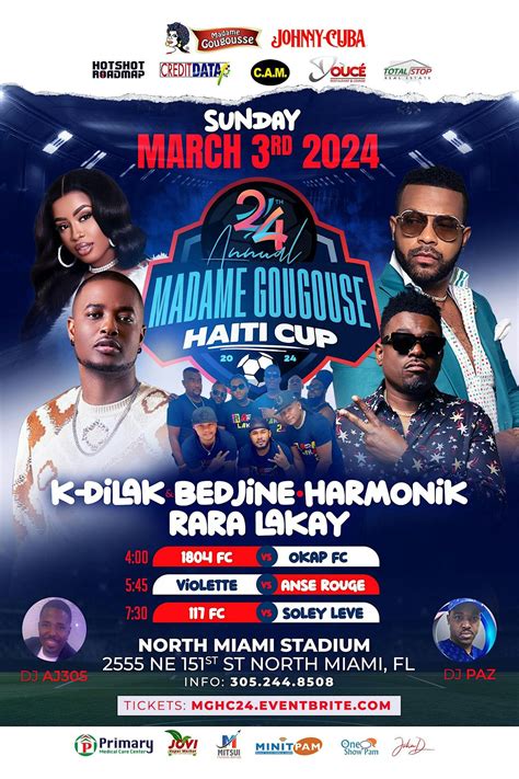 Madame Gougouse Haiti Cup - K-Dilak & Bedjine | Harmonik | Rara Lakay ...
