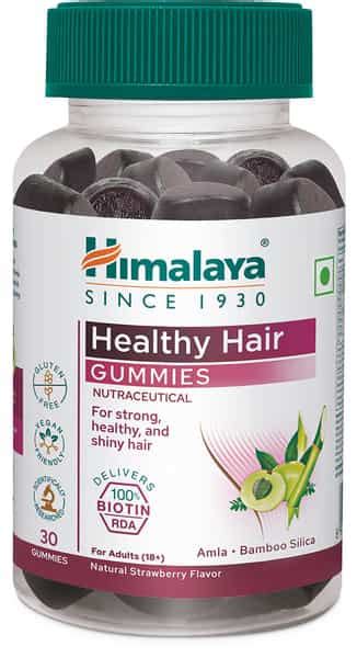 Buy HIMALAYA HEALTHY HAIR | STRAWBERRY | GUMMIES | 30 NO'S Online & Get ...