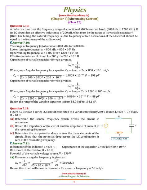 Image result for Class 12 Physics Chapter 7 Formulas