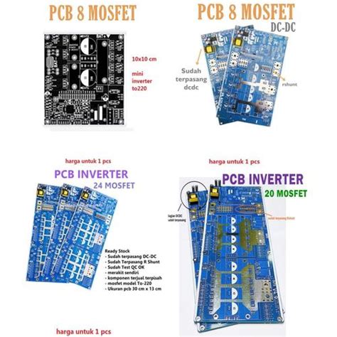 Jual pcb kualitas bagus pcb inverter - inv 24 ms to220 - Kota Semarang ...
