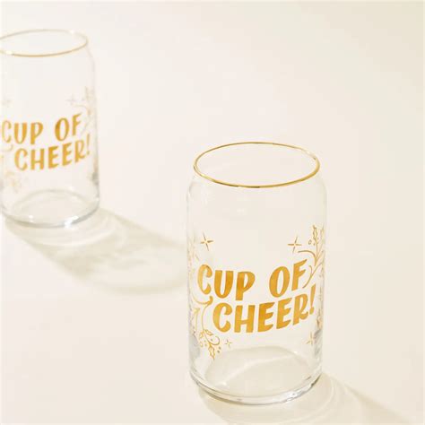 Cup of Cheer Glass – Red Barn Mercantile - Old Town Alexandria