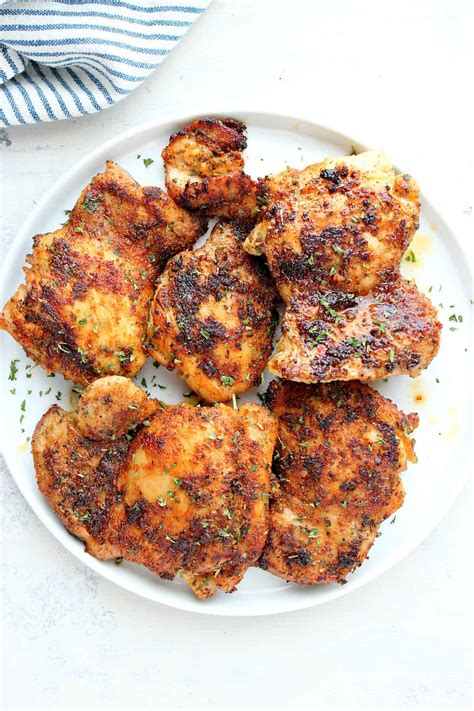 Pan Fried Chicken Thighs