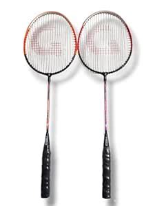 Buy Gold Pro-222 Badminton Rackets Pack of 2 (Cover Included ...