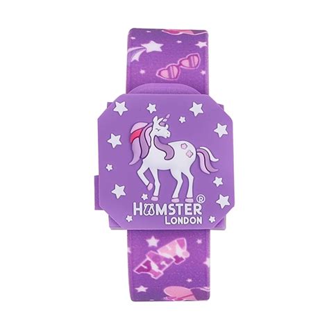 Hamster London Teeny Watch Unicorn Purple, 10 cm, 5Y+