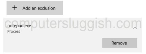 Image result for Add Exception to Windows Defender