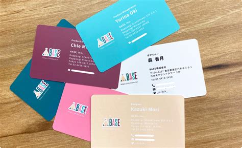 名刺をリニューアルしました！ - BASEプロダクトチームブログ