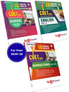 CUET Practice Paper Set | General Test + English + Business Studies ...