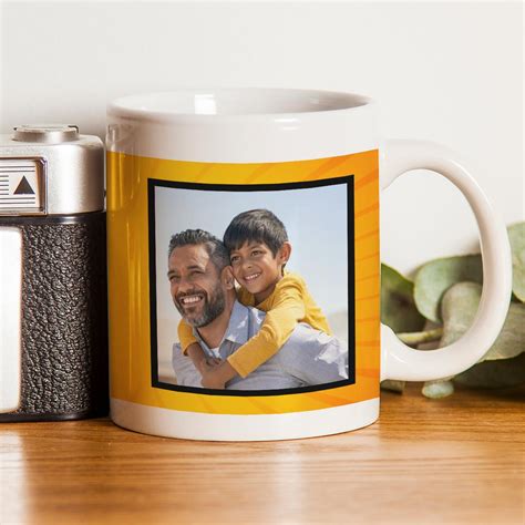 Buy Customized Love U Dad Photo Coffee Mug Gift For Father's Day Online ...
