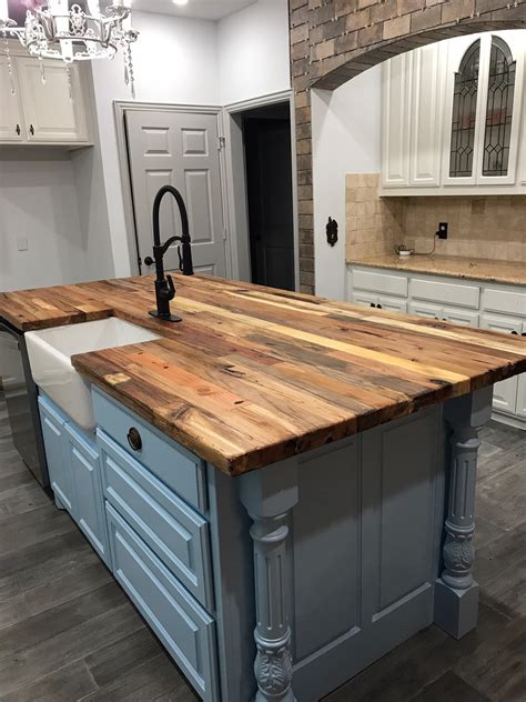 Transform Your Cooking Space: Farmhouse Kitchen with Butcher Block ...