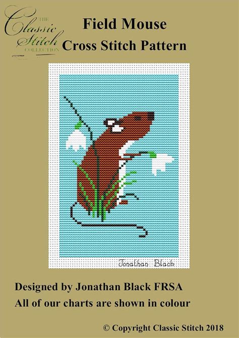 Field Mouse Cross Stitch Pattern eBook : Black, Jonathan: Amazon.in ...