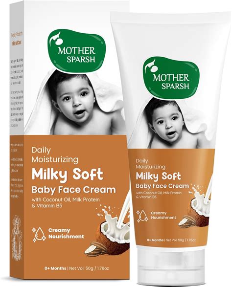 Buy Mother Sparsh Milky Soft Baby Face Cream | Daily Moisturizing Face ...